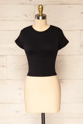 Fafe Black | Fitted Cropped T-Shirt