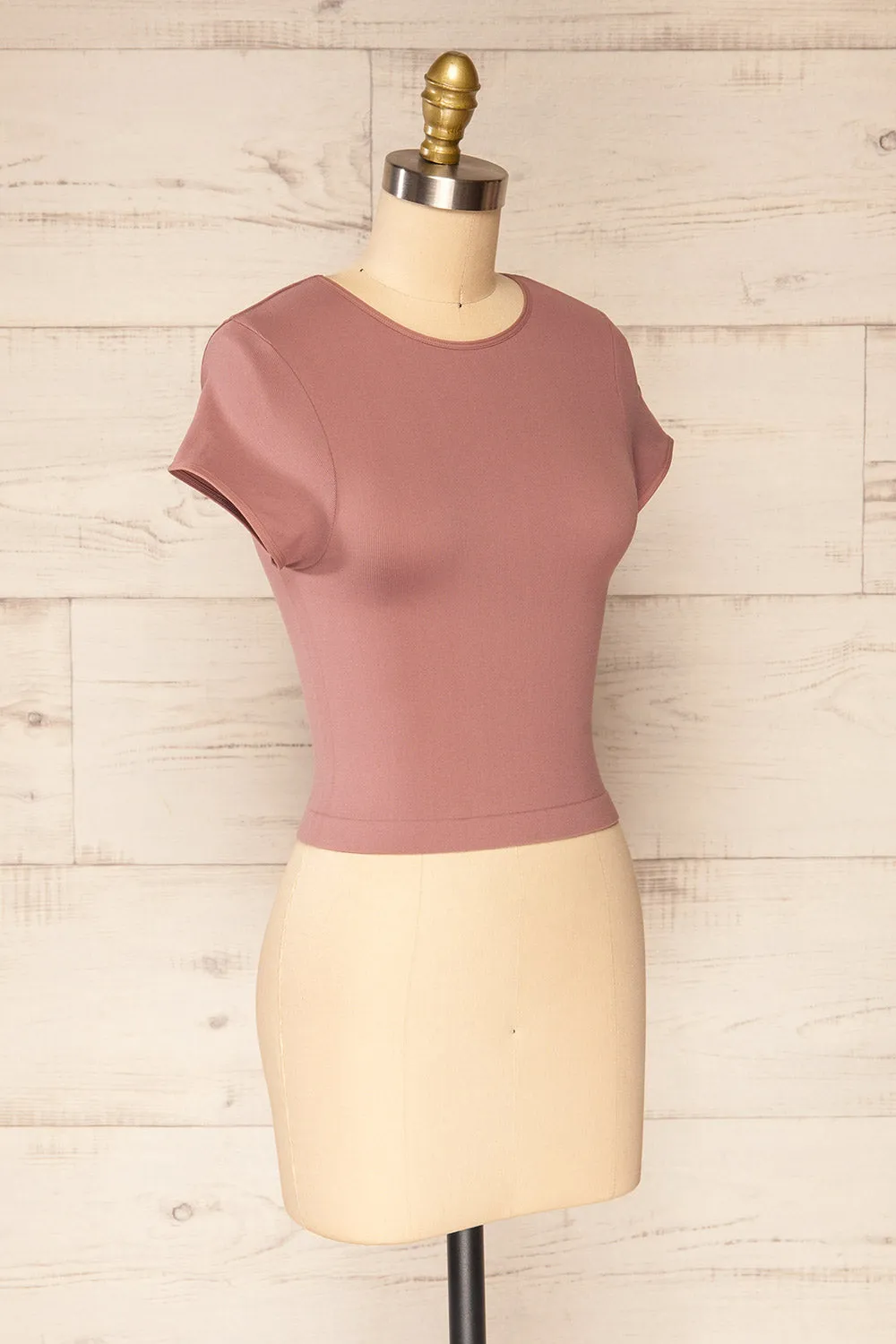 Fafe Lilac | Fitted Cropped T-Shirt