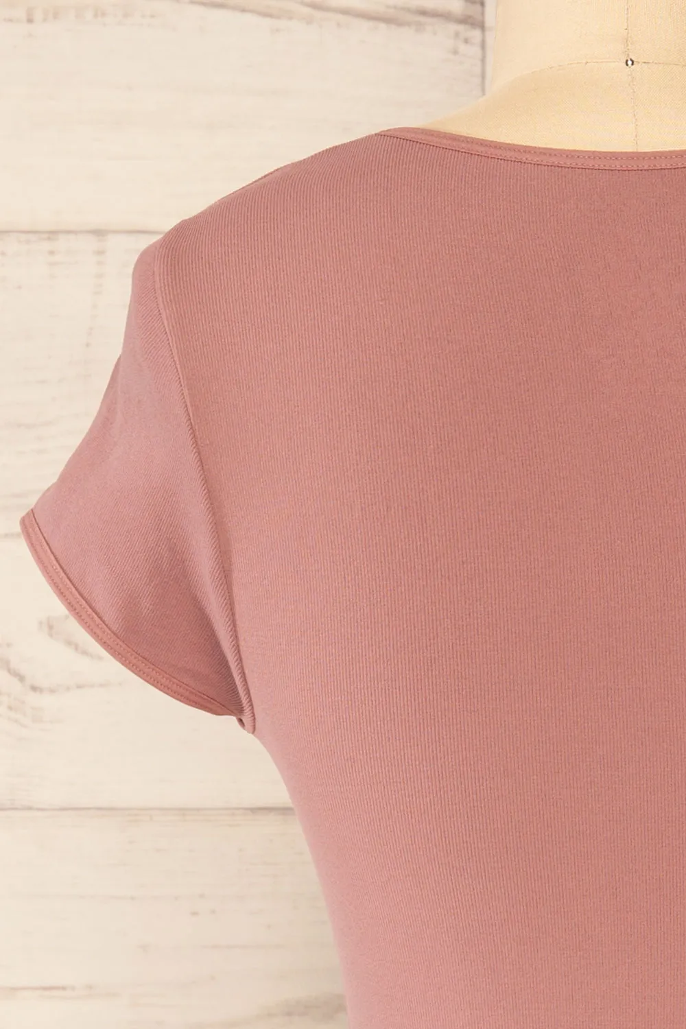 Fafe Lilac | Fitted Cropped T-Shirt