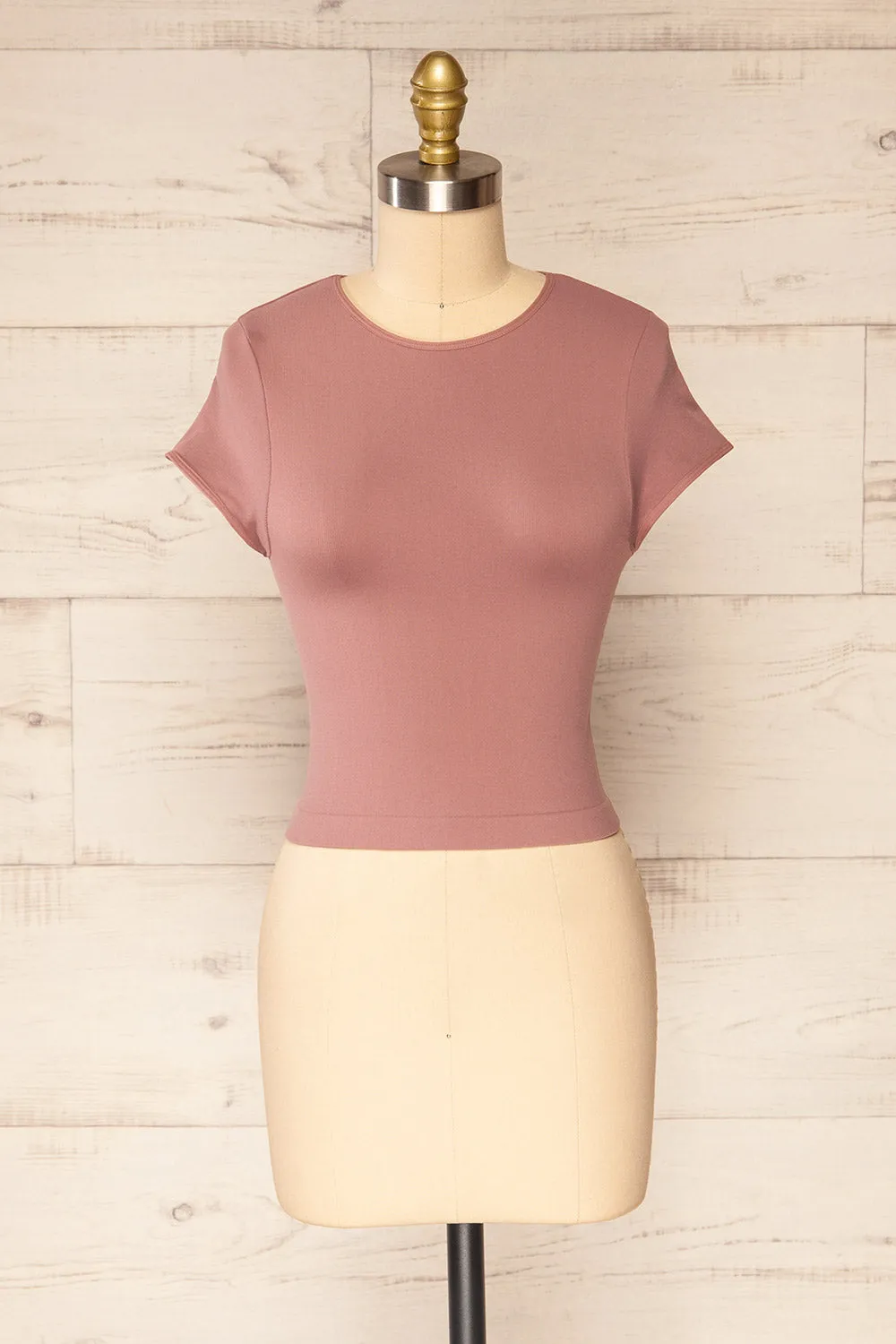 Fafe Lilac | Fitted Cropped T-Shirt