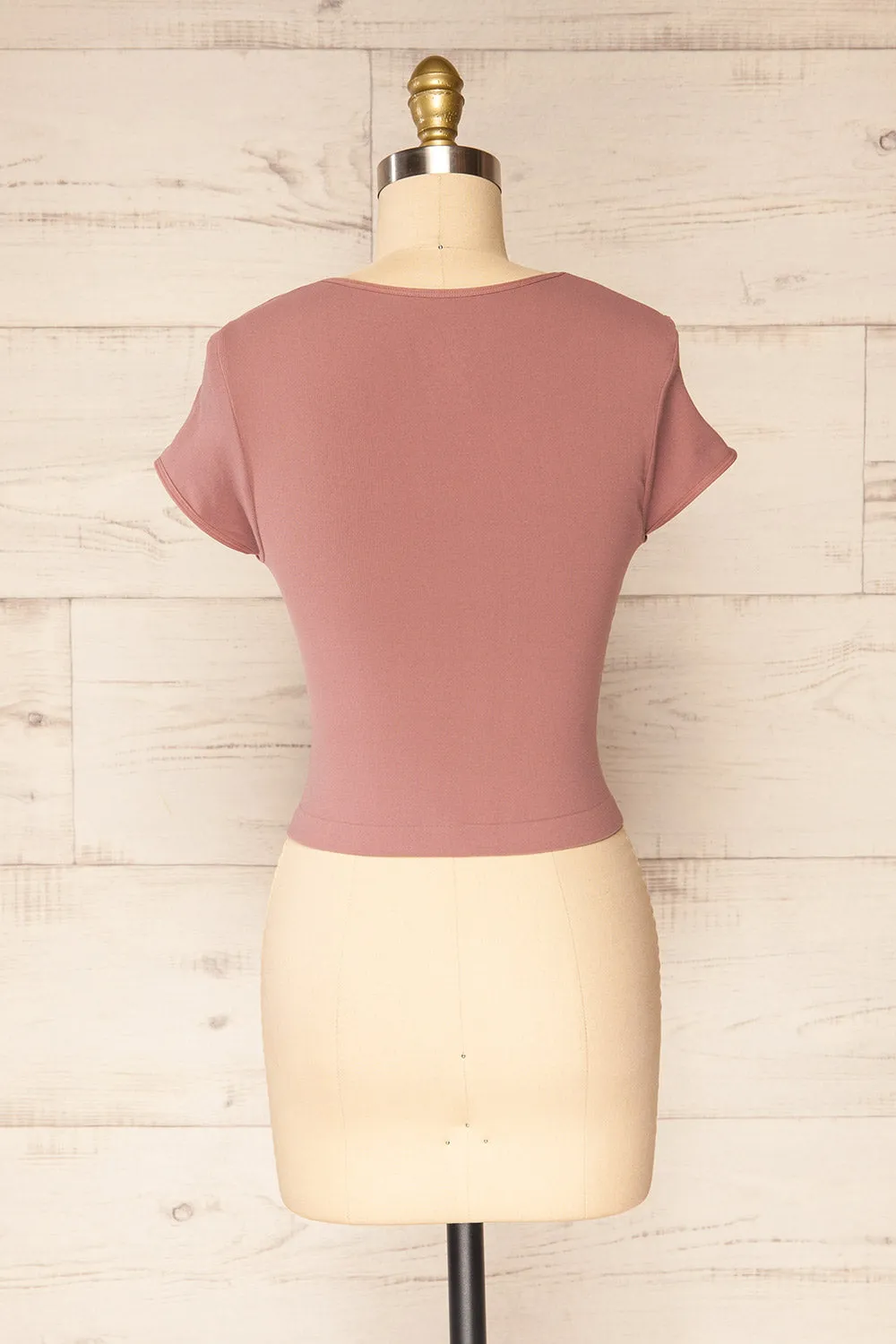 Fafe Lilac | Fitted Cropped T-Shirt