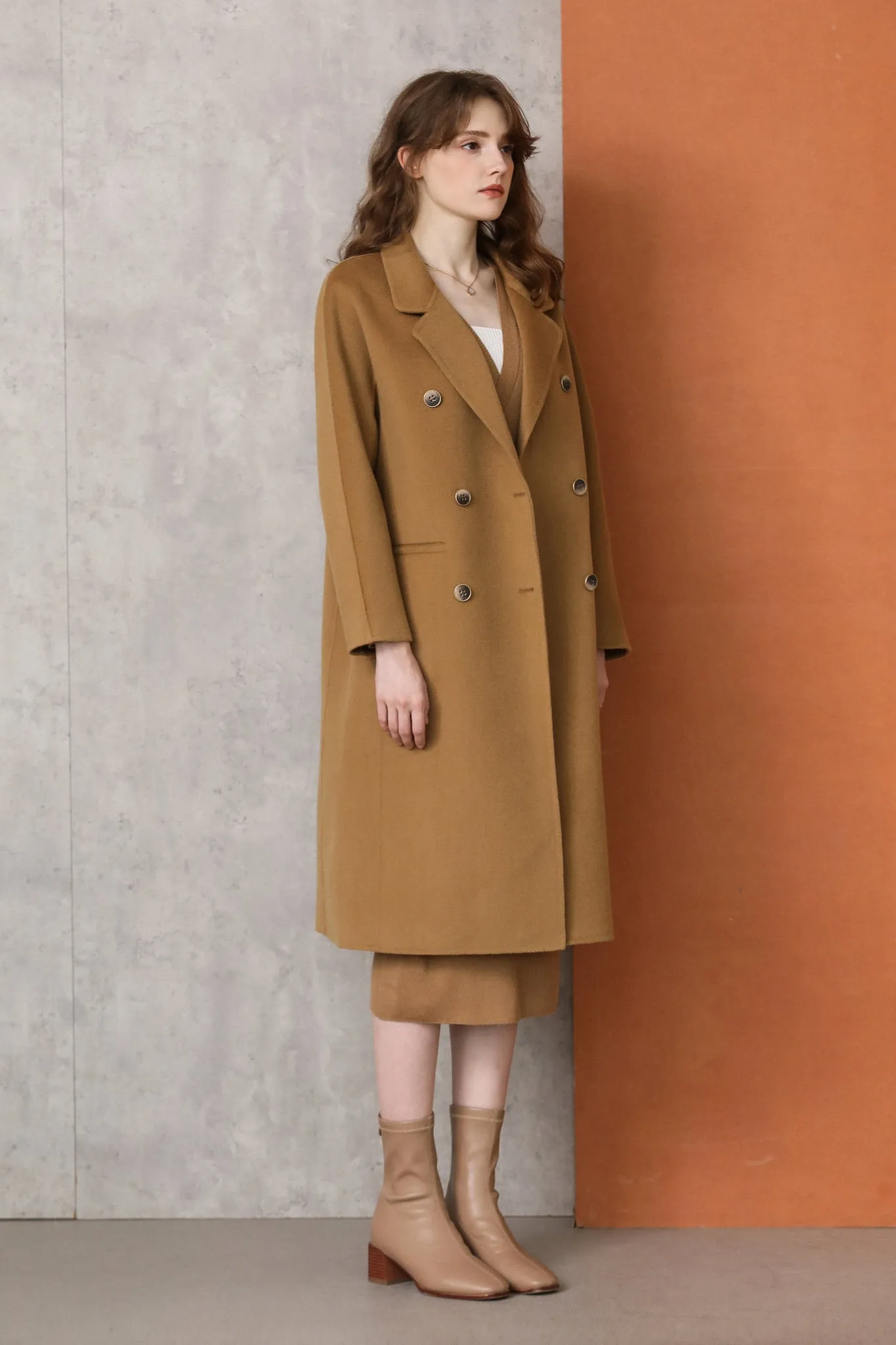 Fangyan | Lisette Oversized Double-Breasted Wool Coat