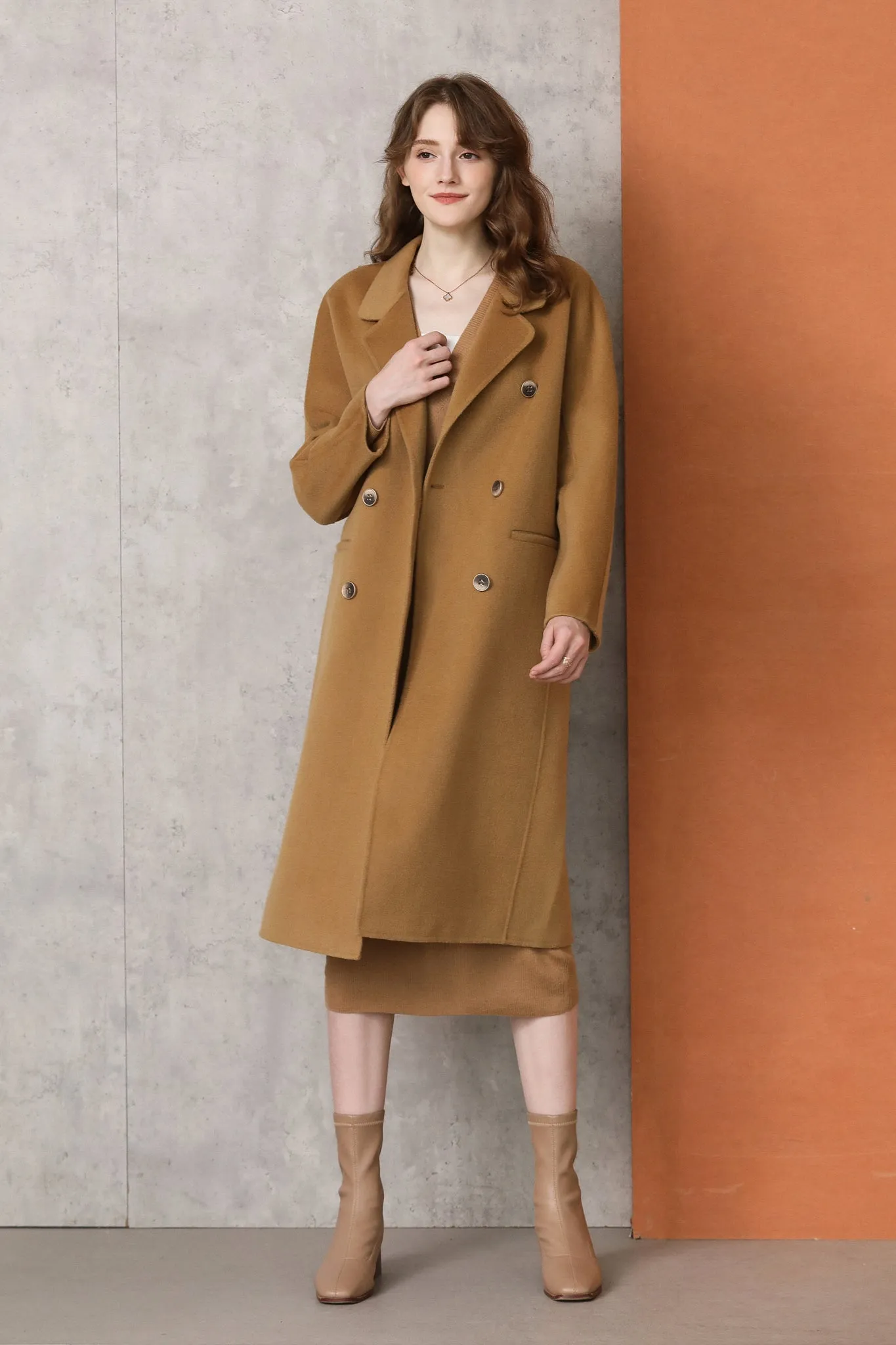 Fangyan | Lisette Oversized Double-Breasted Wool Coat