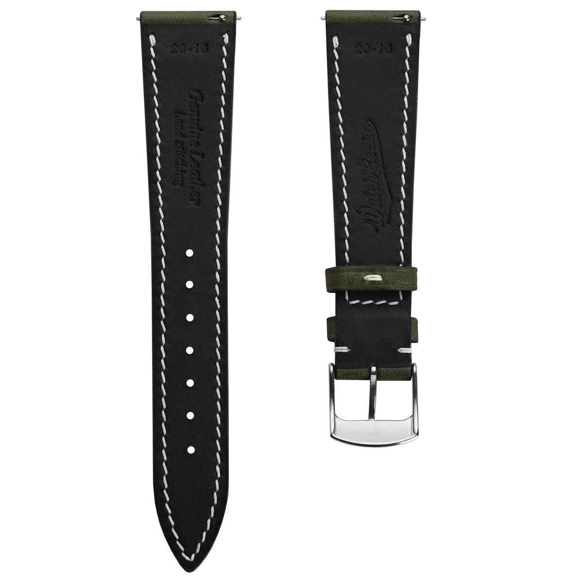 Genuine Horween Chromexcel® Watch Strap - Green