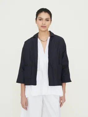 Giacca Jacket Peonia Nido Lavata in Dark Blue