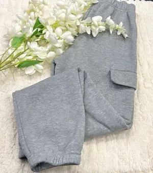 Grey combat joggers