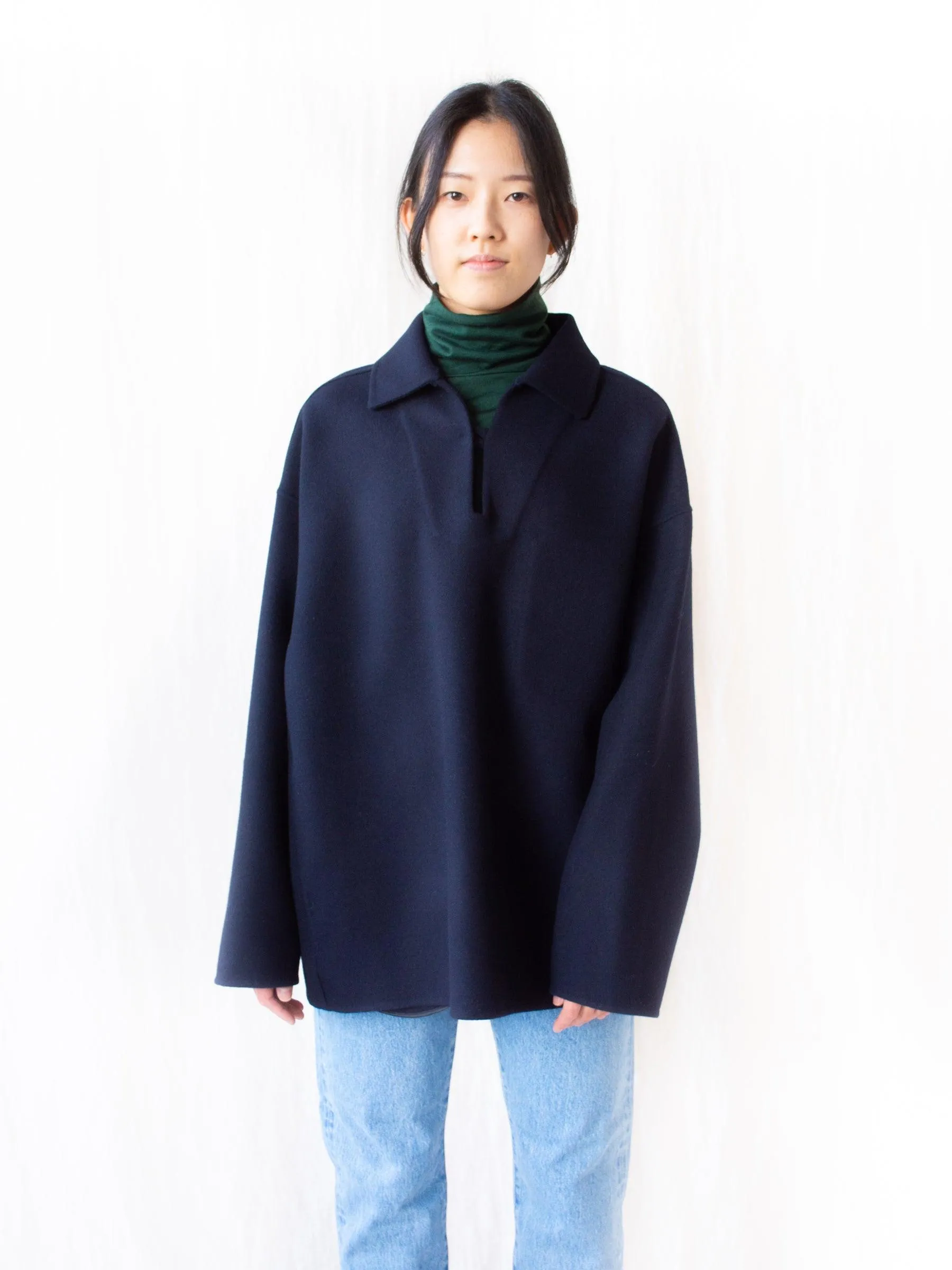 Handmade Wool Smock Coat