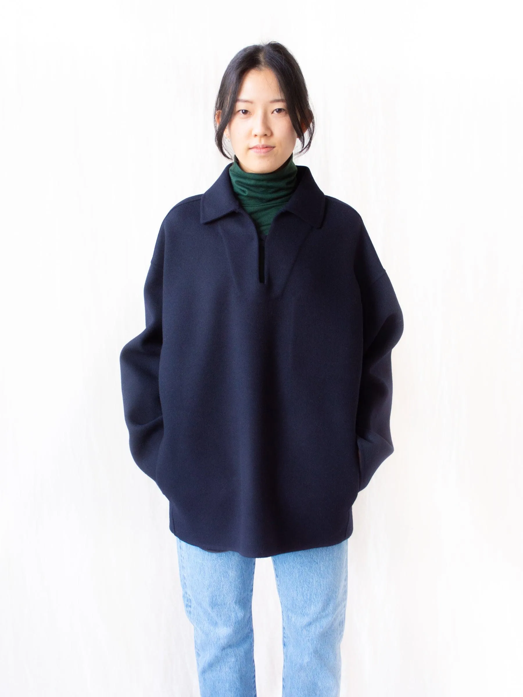 Handmade Wool Smock Coat