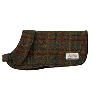 Harris Tweed Dog Coat Green Check