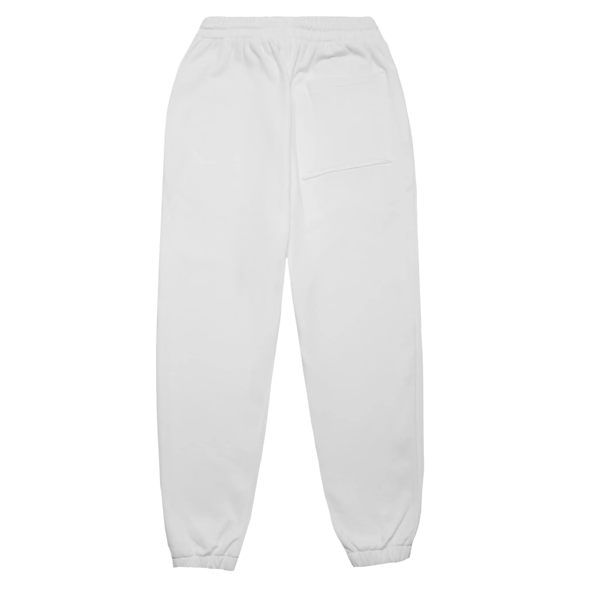 HOMME  Rubber Patch Jogger White