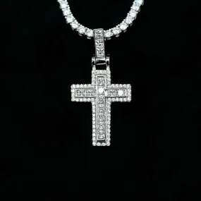 Iced Emerald Cross