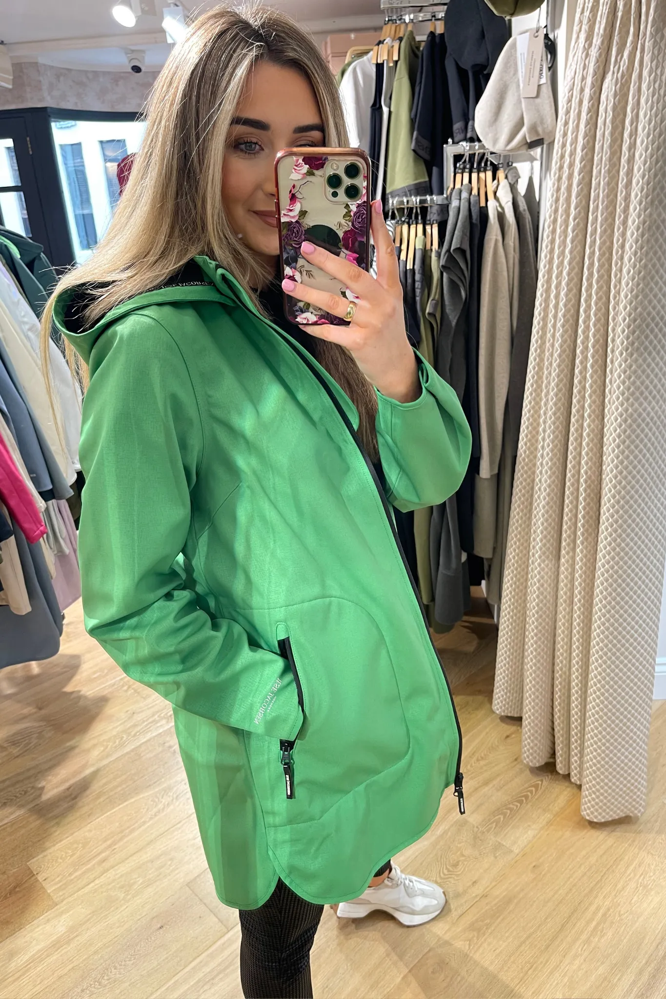 Ilse Jacobsen Rain 135B Evergreen Coat