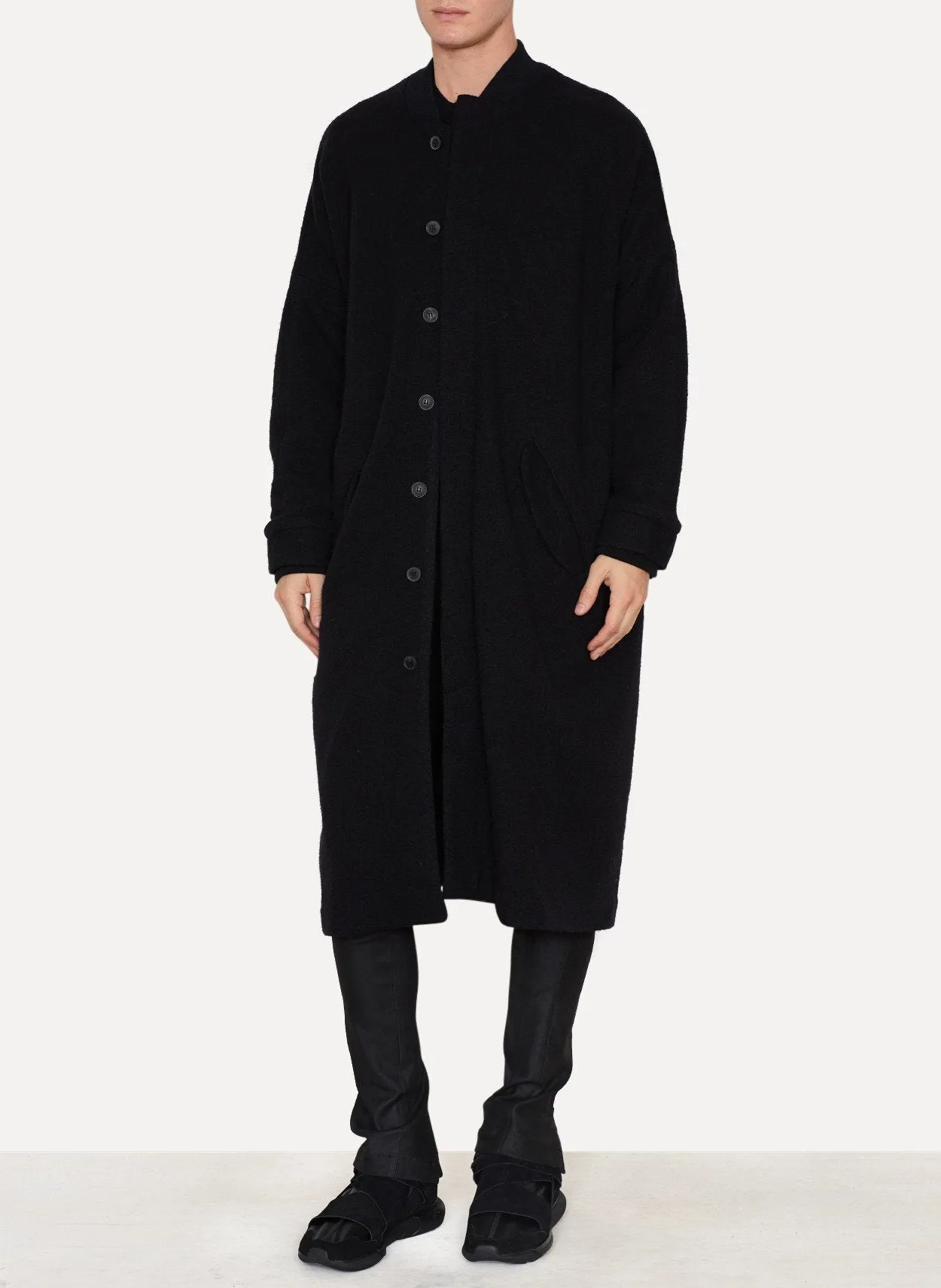 Ink Boiled Sweat Oversized Coat