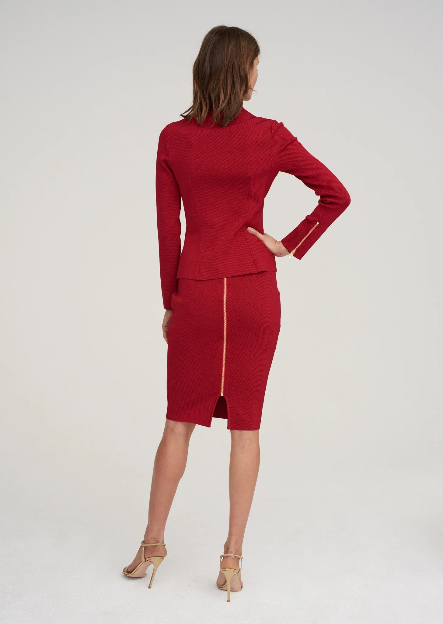 Jolie - Executive Suit Twill Skirt