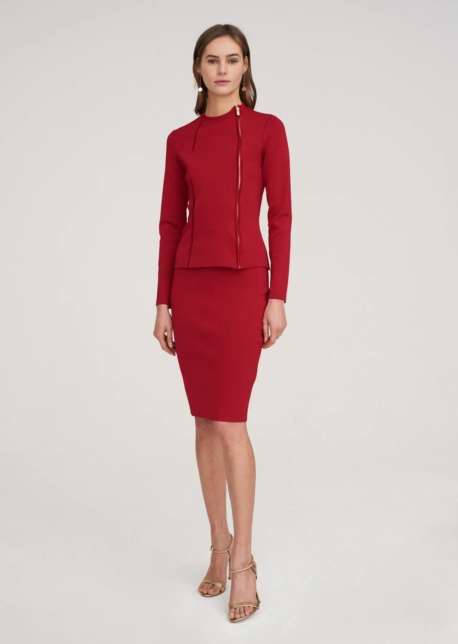 Jolie - Executive Suit Twill Skirt