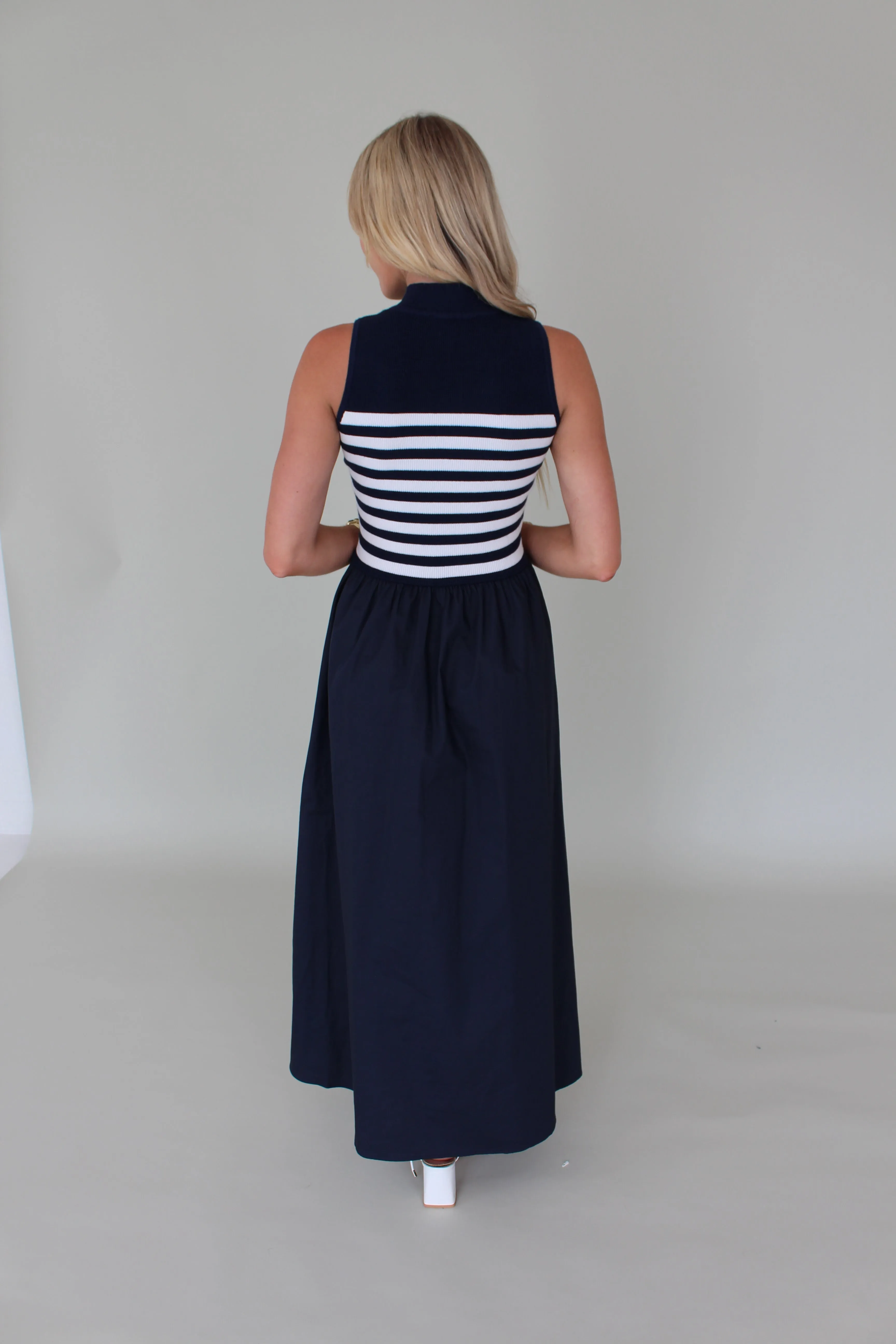 Josefina Stripe Maxi Dress