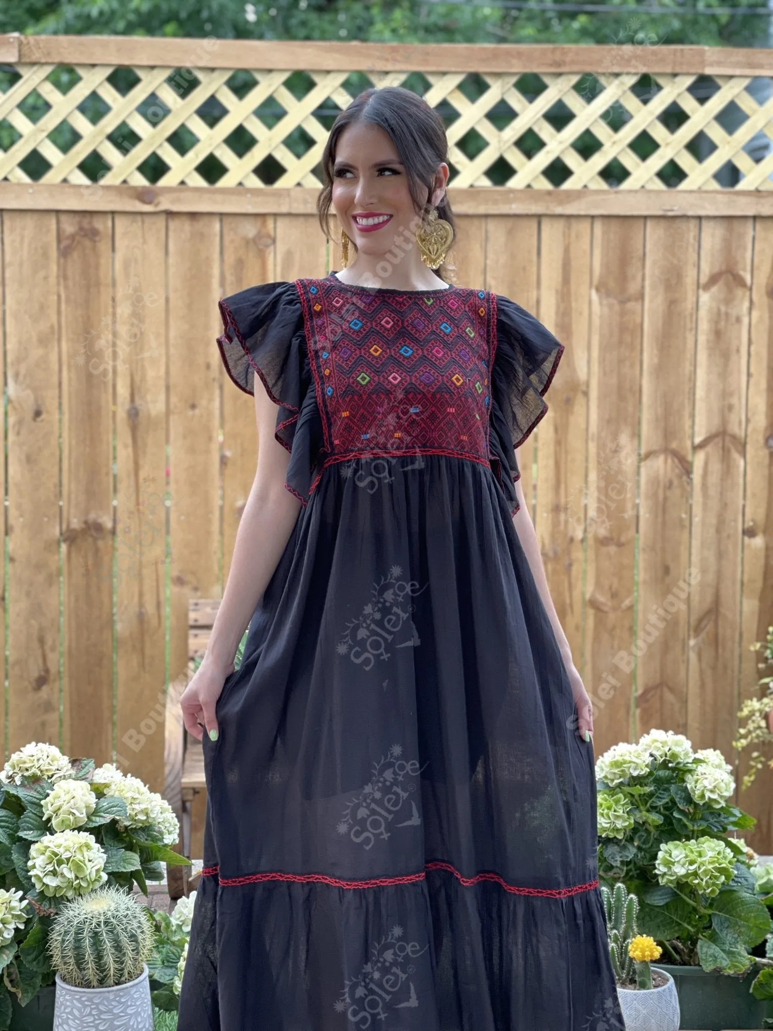 Larissa Embroidered Dress