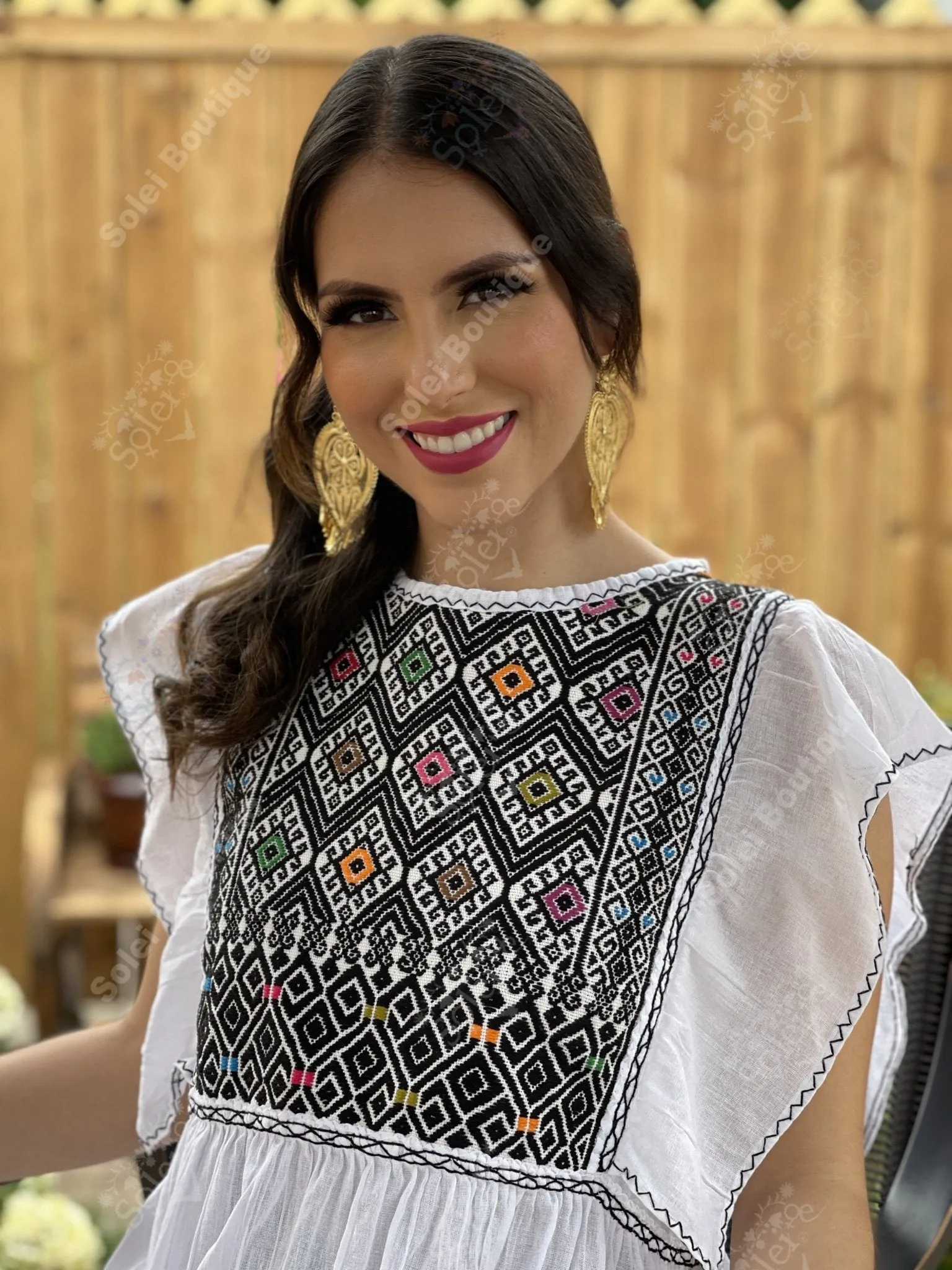 Larissa Embroidered Dress