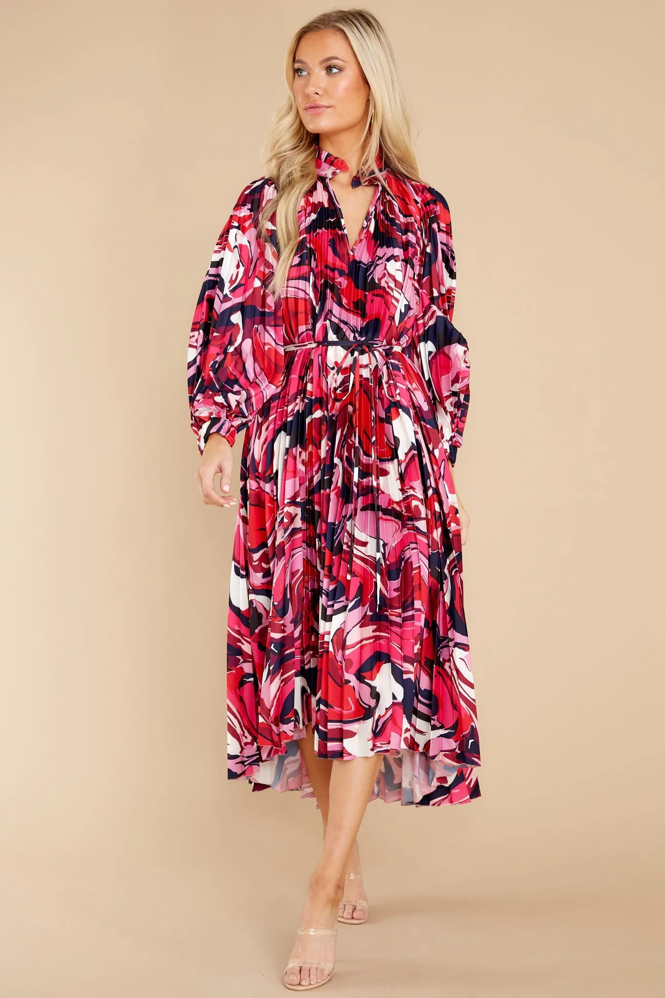 Leah Aspen Print Dress