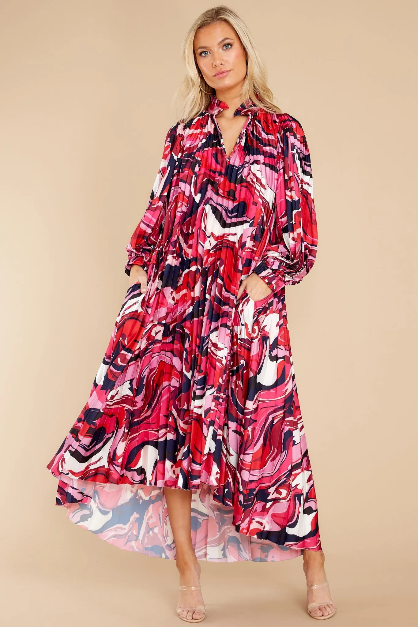 Leah Aspen Print Dress