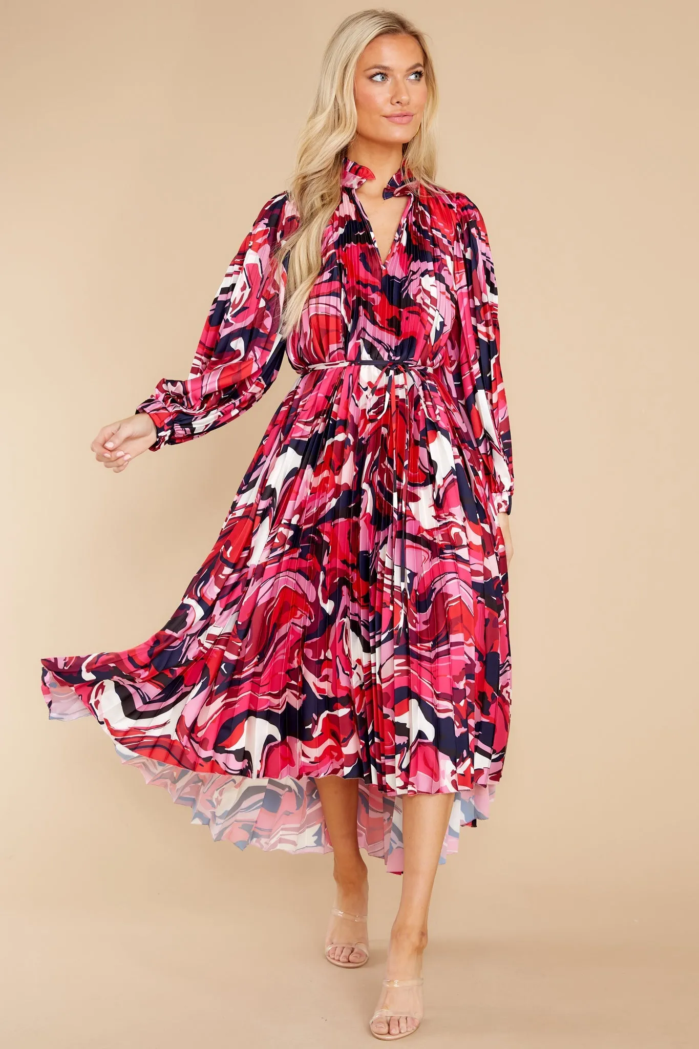 Leah Aspen Print Dress