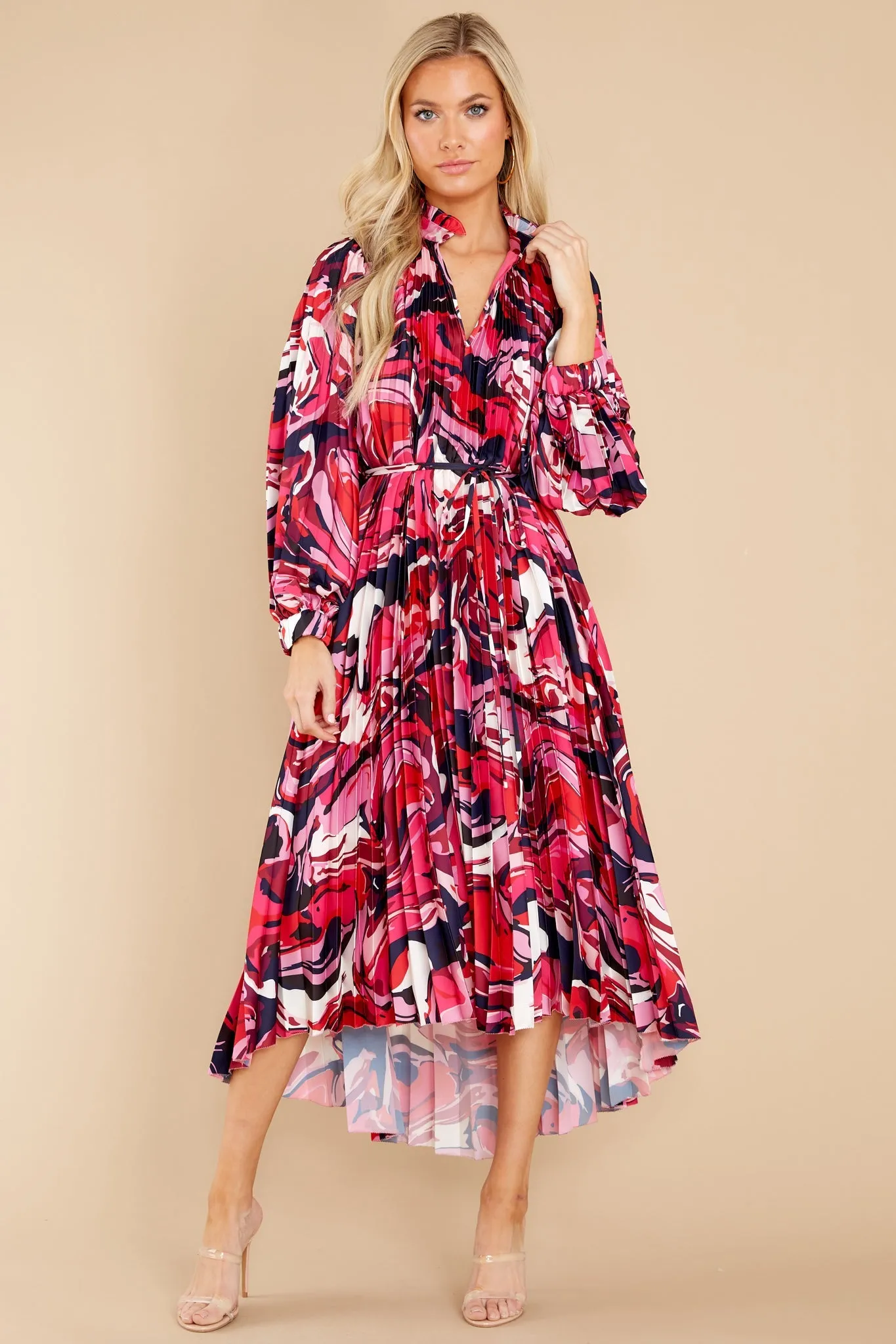 Leah Aspen Print Dress