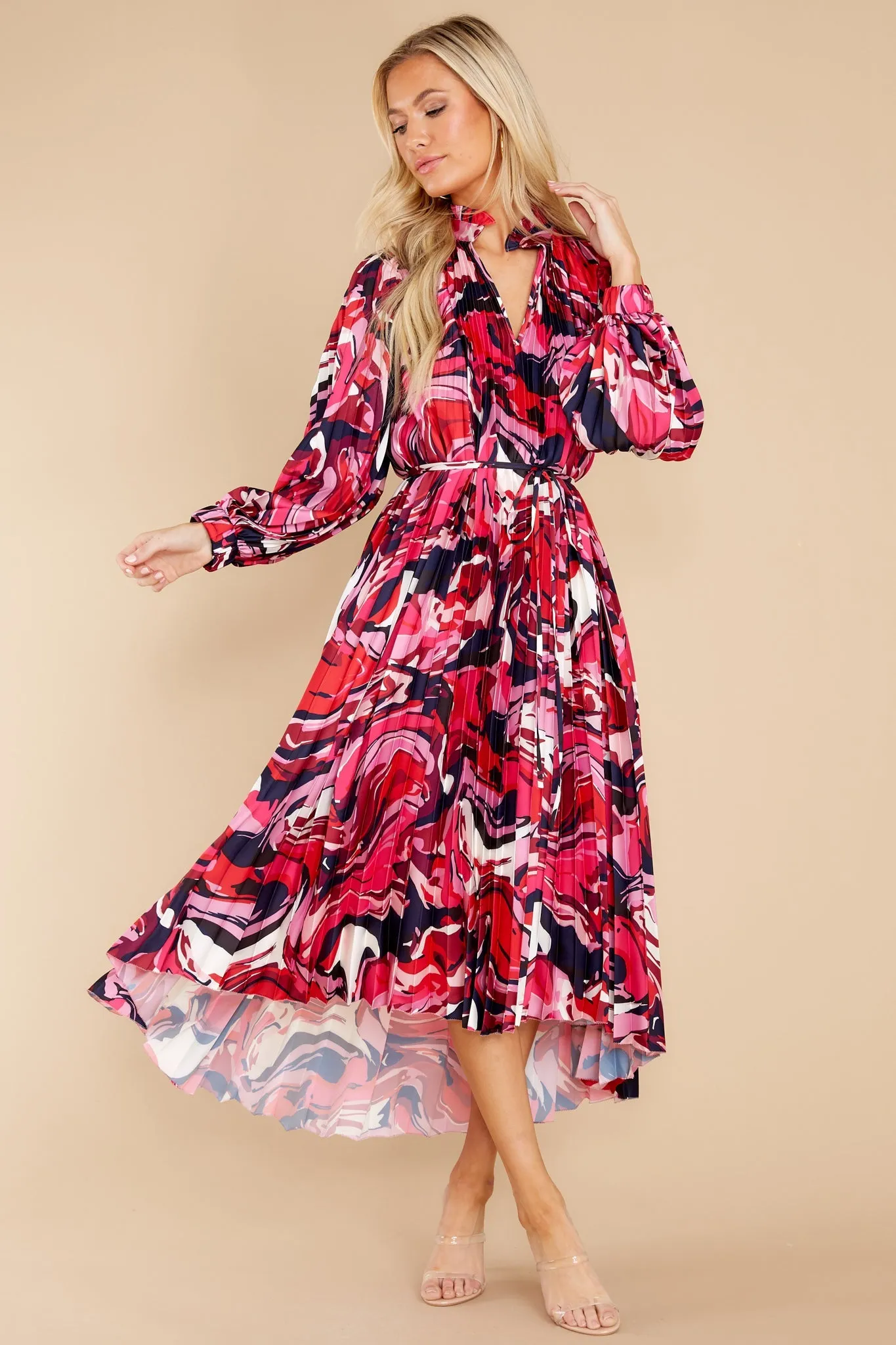 Leah Aspen Print Dress