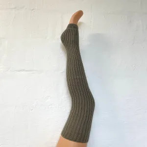 Leg Warmers X-tra Long Grey