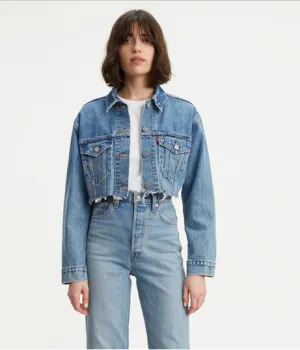 Levi's Cut-off Crop Trucker