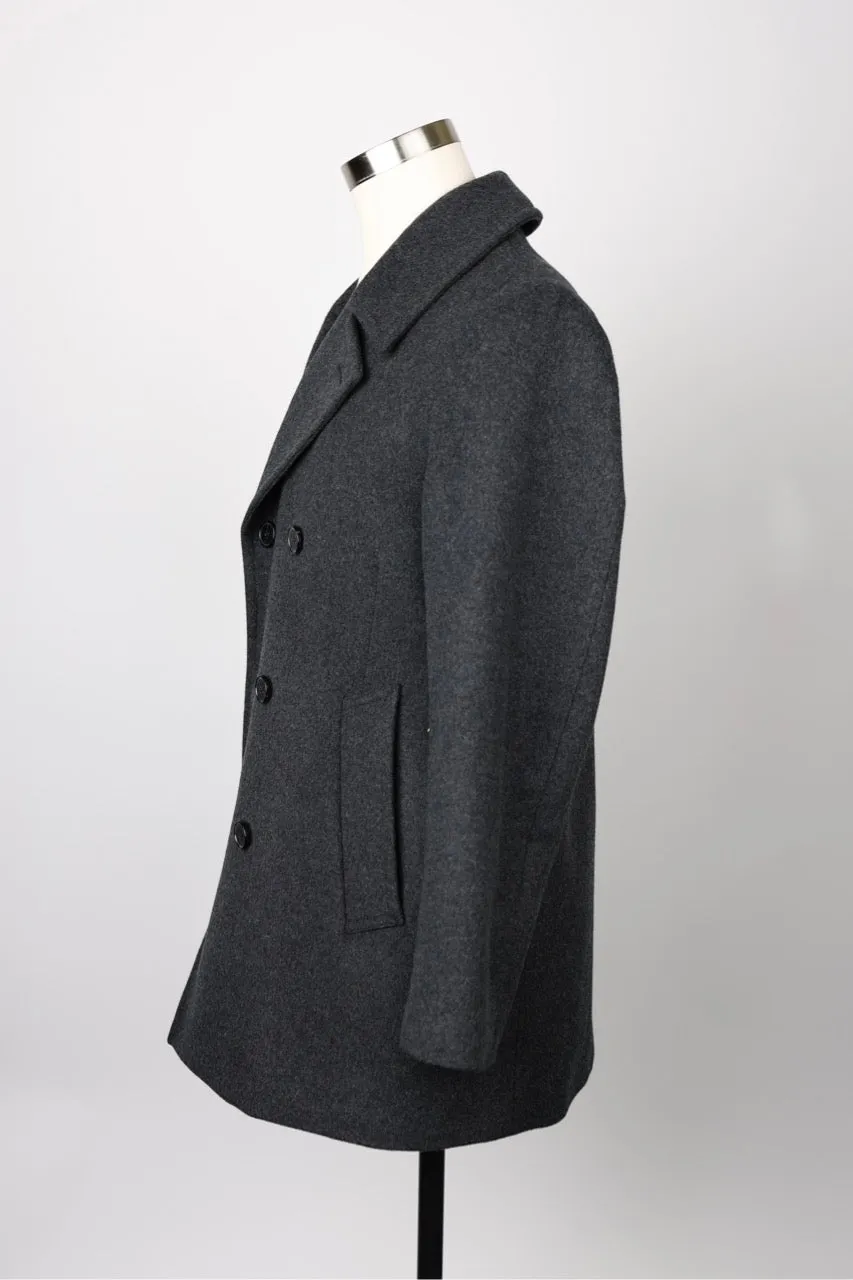 Loro Piana Storm System Double Breasted Wool Dress Coat