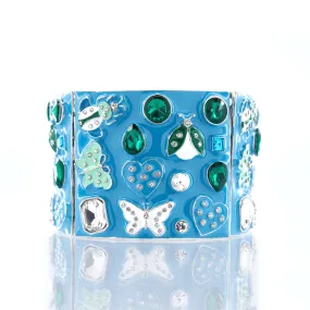 Lovebug Stretch Cuff - Teal Mint