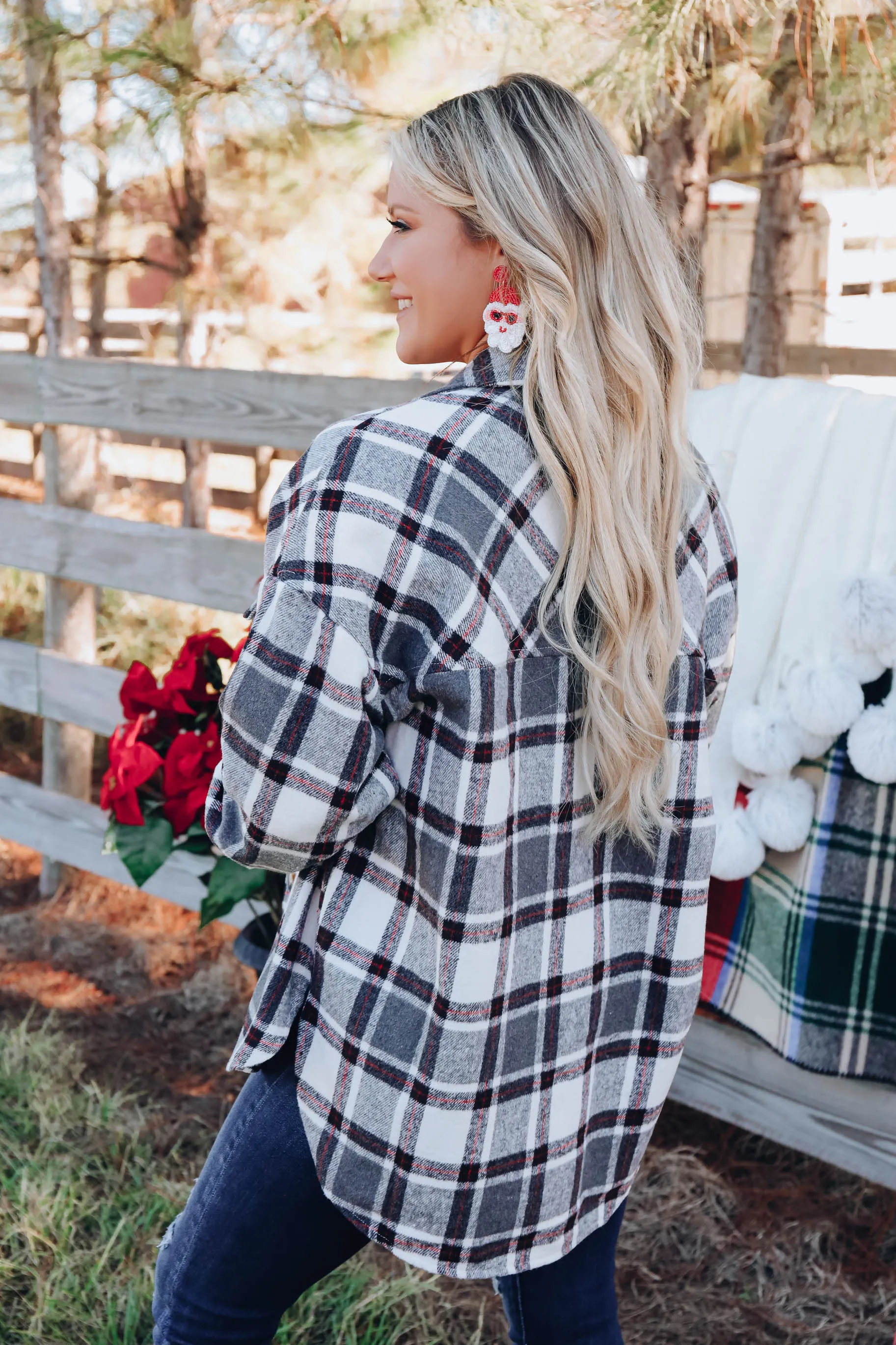 Lumberjack Plaid Shacket - Black