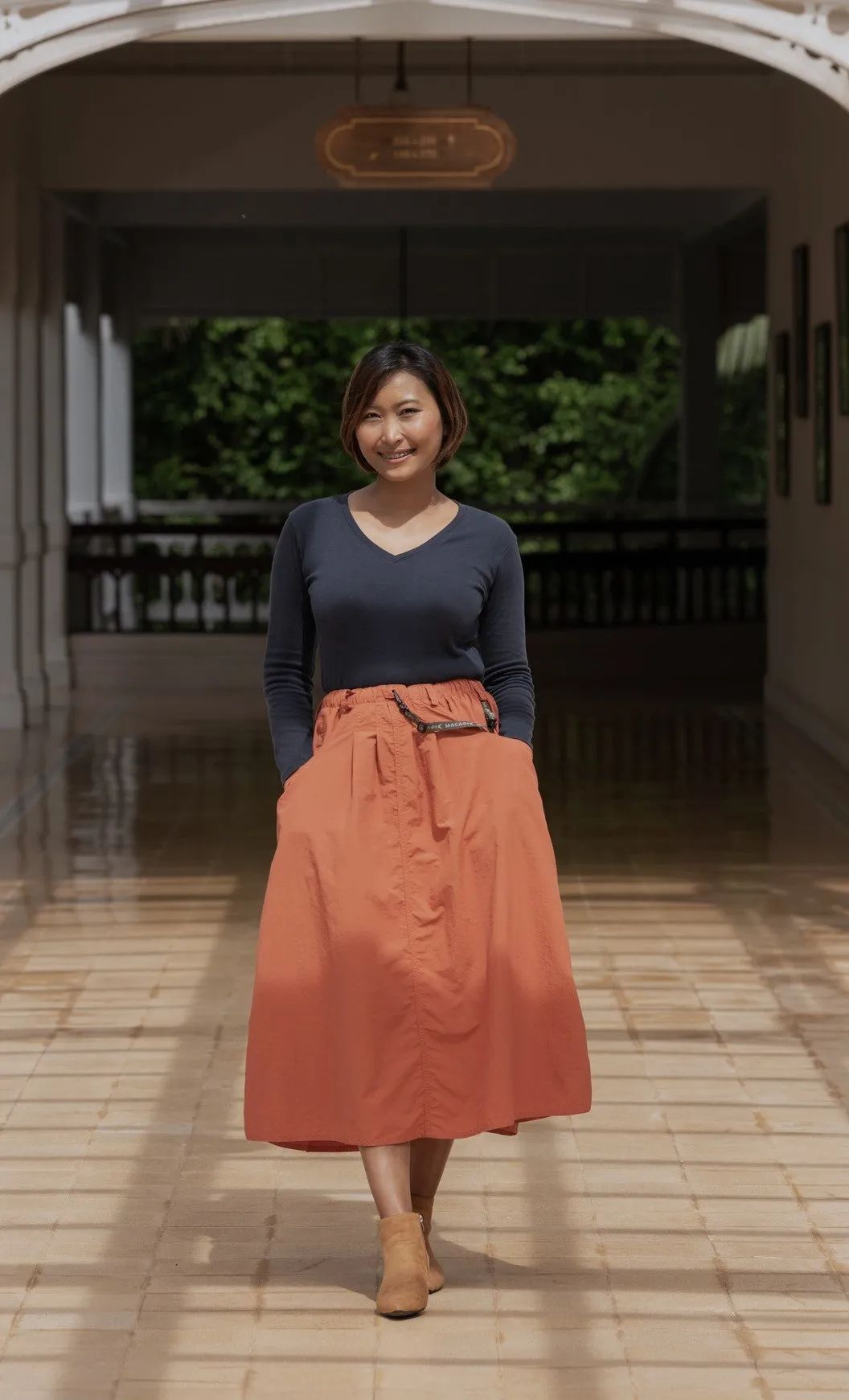 Macabi Skirt - Terra Cotta