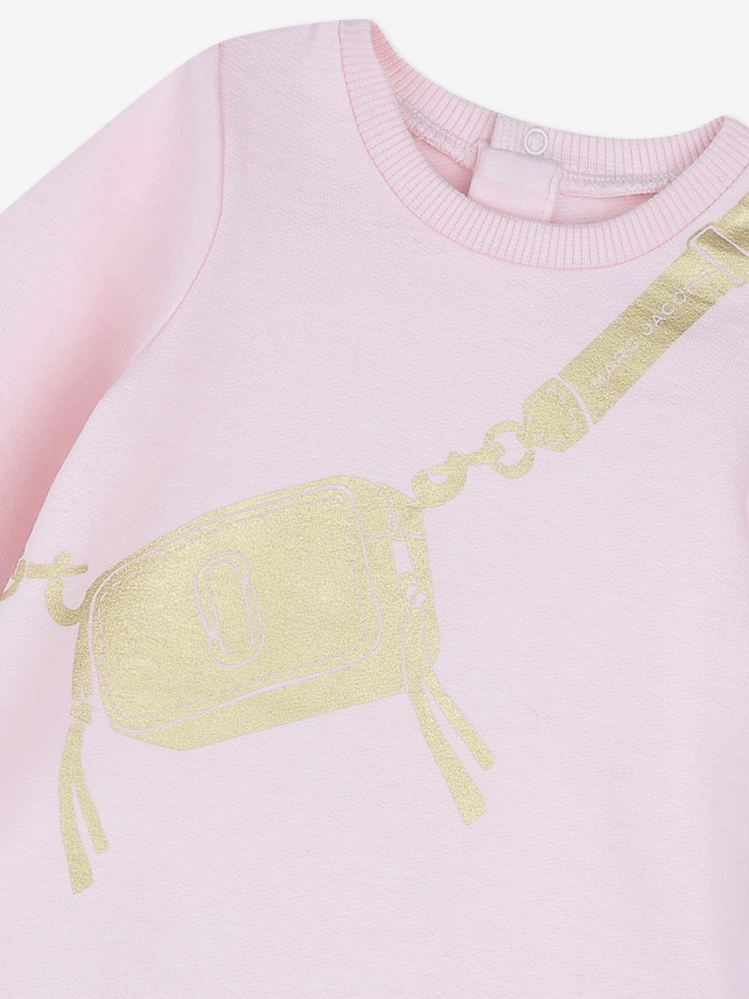 MARC JACOBS Baby Girls Snapshot Bag Sweater Dress in Pink