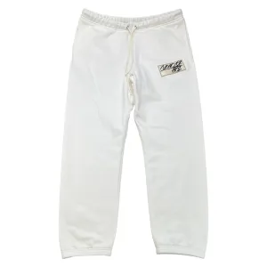 Men's Logo Joggers White Size L