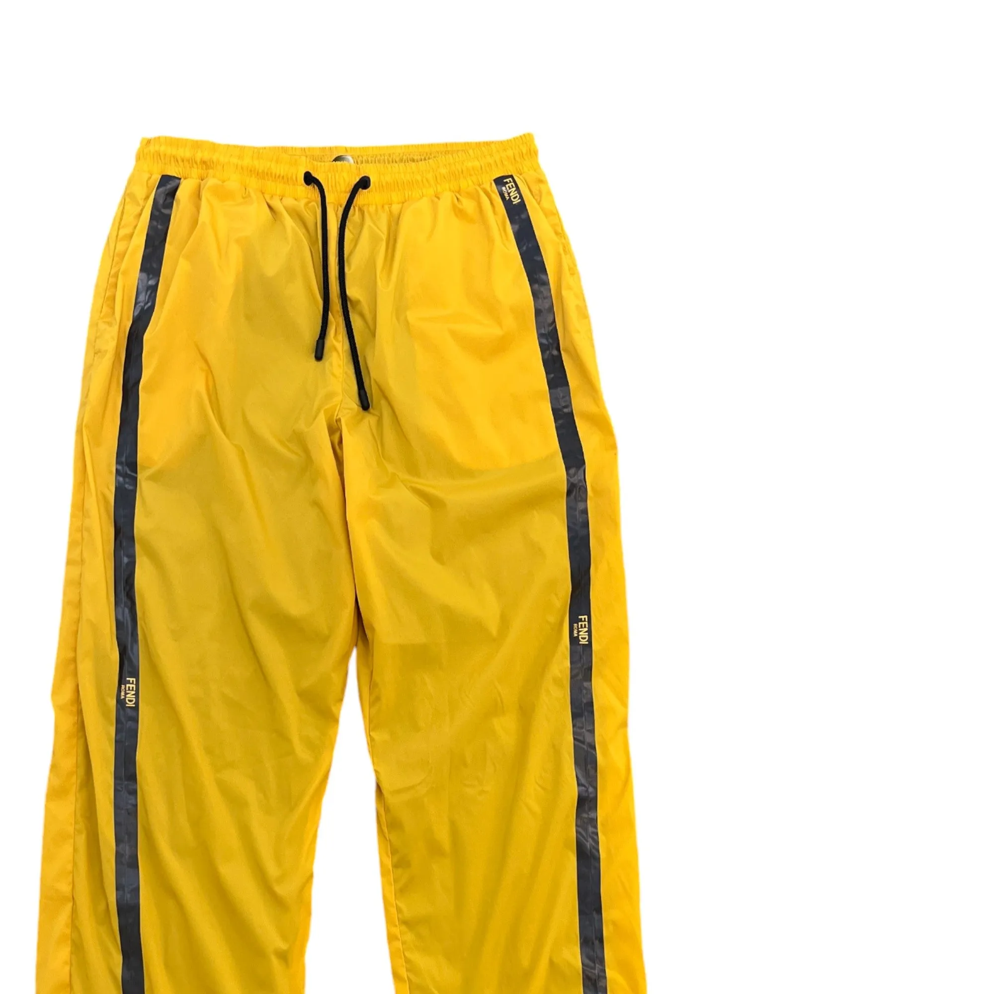 Men's Logo Joggers Yellow Size IT 50 / UK 34