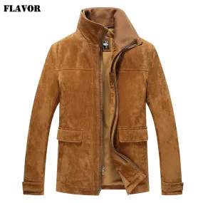 Men's Suede Leather Jacket