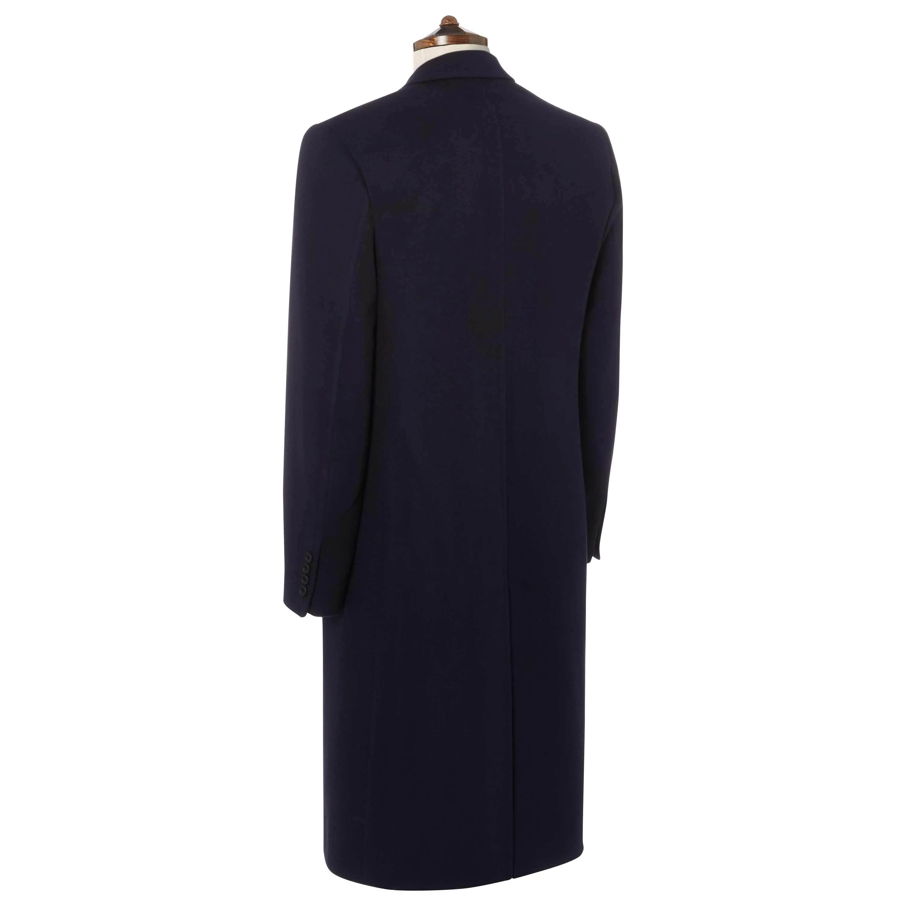 NAVY SHANNON WOOL COAT