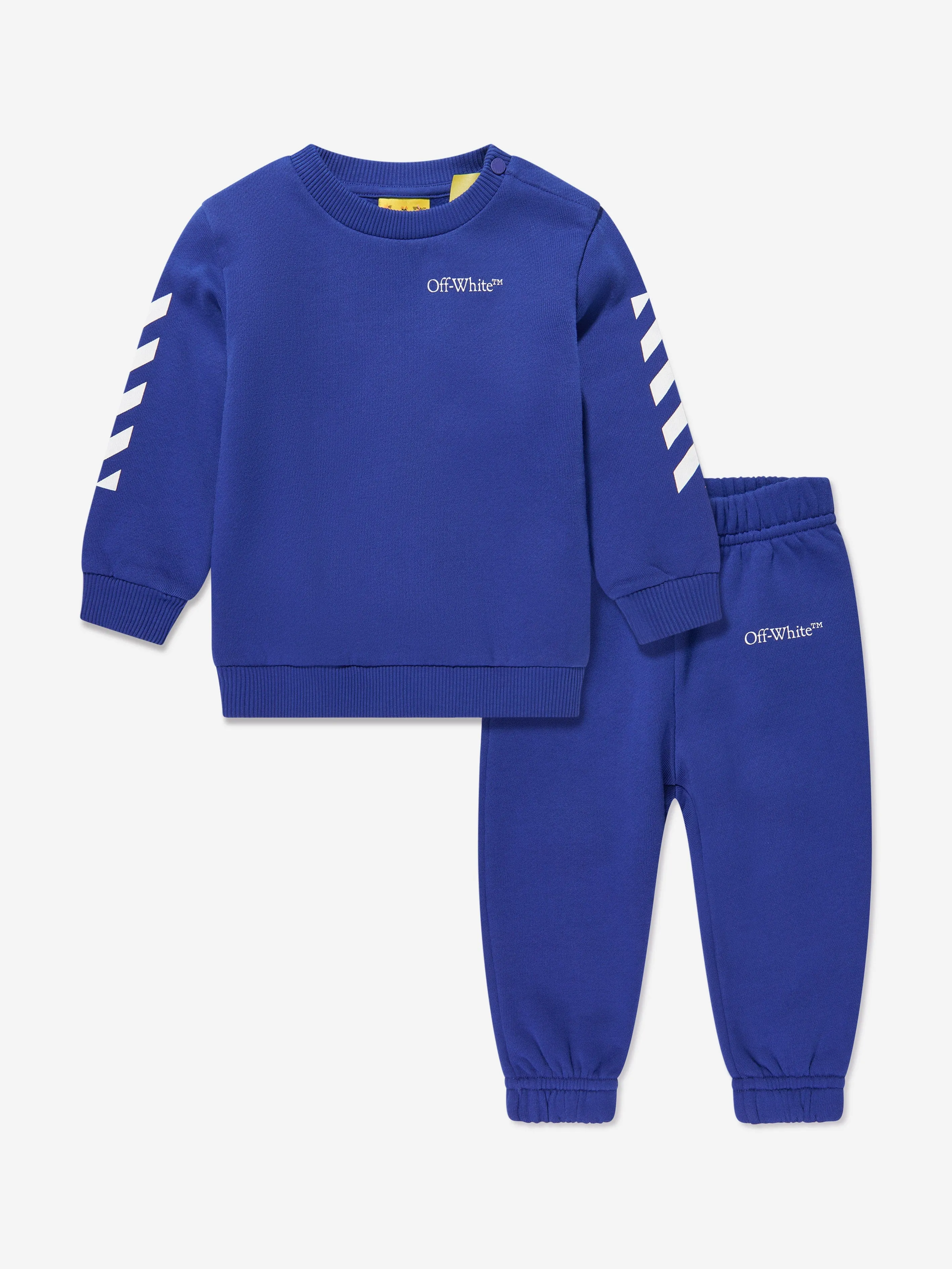 Off-White Baby Boys Bookish Diag Tracksuit in Blue