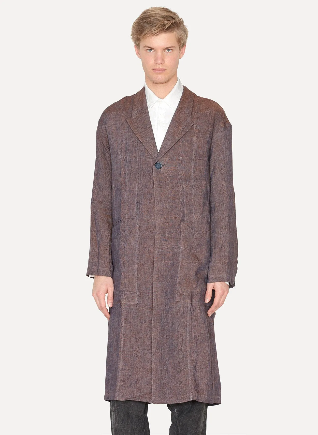 Opium Linen Cloth Shark Notch Trench