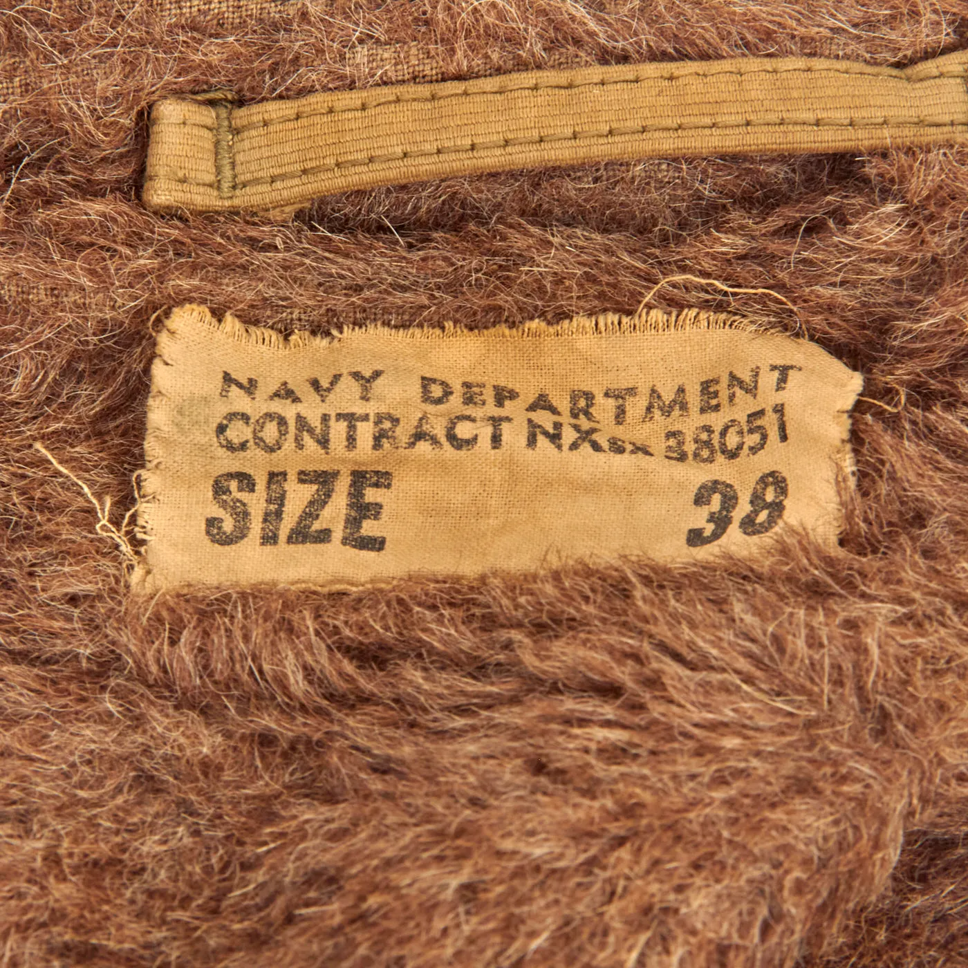 Original U.S. WWII Named N-1 Navy Deck Jacket - Size 38