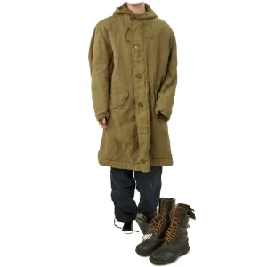 Original U.S WWII Navy N1 Winter Parka, Blue Deck Trousers, and M-1943 Winter Shoepacks - As Published in Reference Book