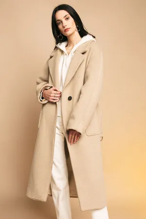 Oversized Coat in Bamboo