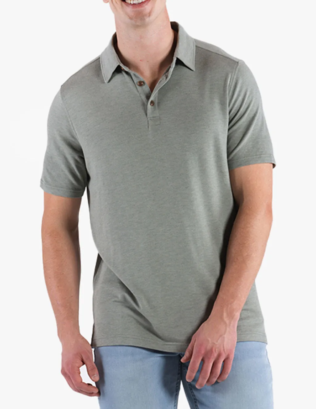 PINE CASHMERE POLO