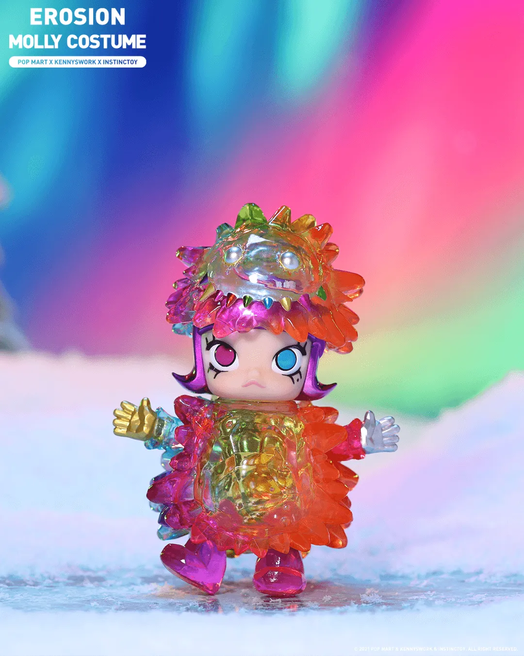 POP MART Molly x Instinctoy Erosion Molly Costume Series