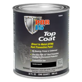 POR-15 Top Coat Direct to Metal (DTM) Paint (QUART)