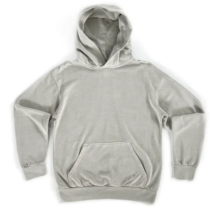 Premium Heavyweight Streetwear Hoodie - Cement