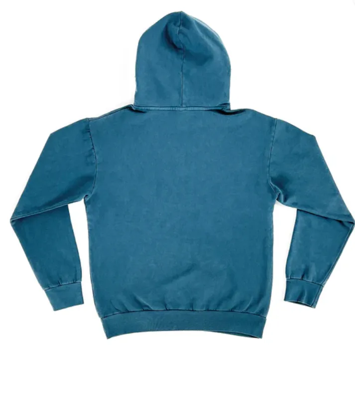 Premium Heavyweight Streetwear Hoodie - Pebble Blue