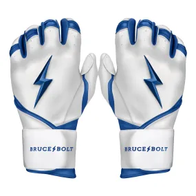 PREMIUM PRO CHROME Series Long Cuff Batting Gloves | ROYAL