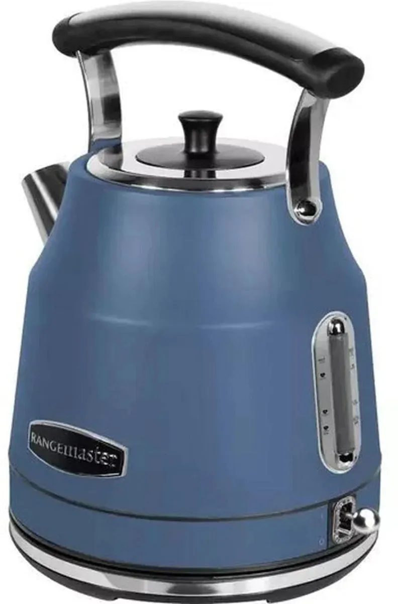 Rangemaster RMCLDK201SB 1.7 Litre Traditional Cordless Electric Kettle, Stone Blue